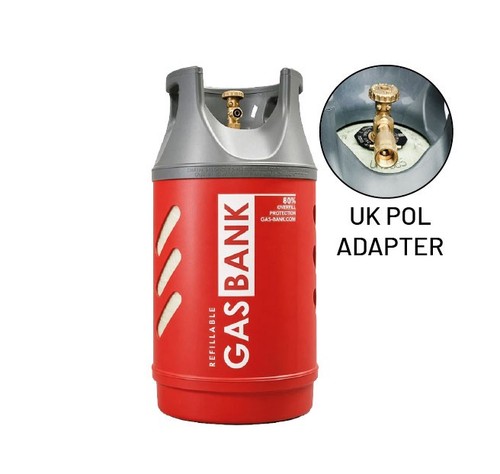 Gasbank single 10kg - 10kg, refillable