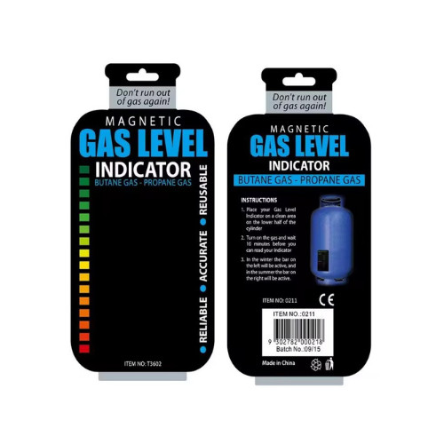 Magnetic gas bottle level - magnetic,